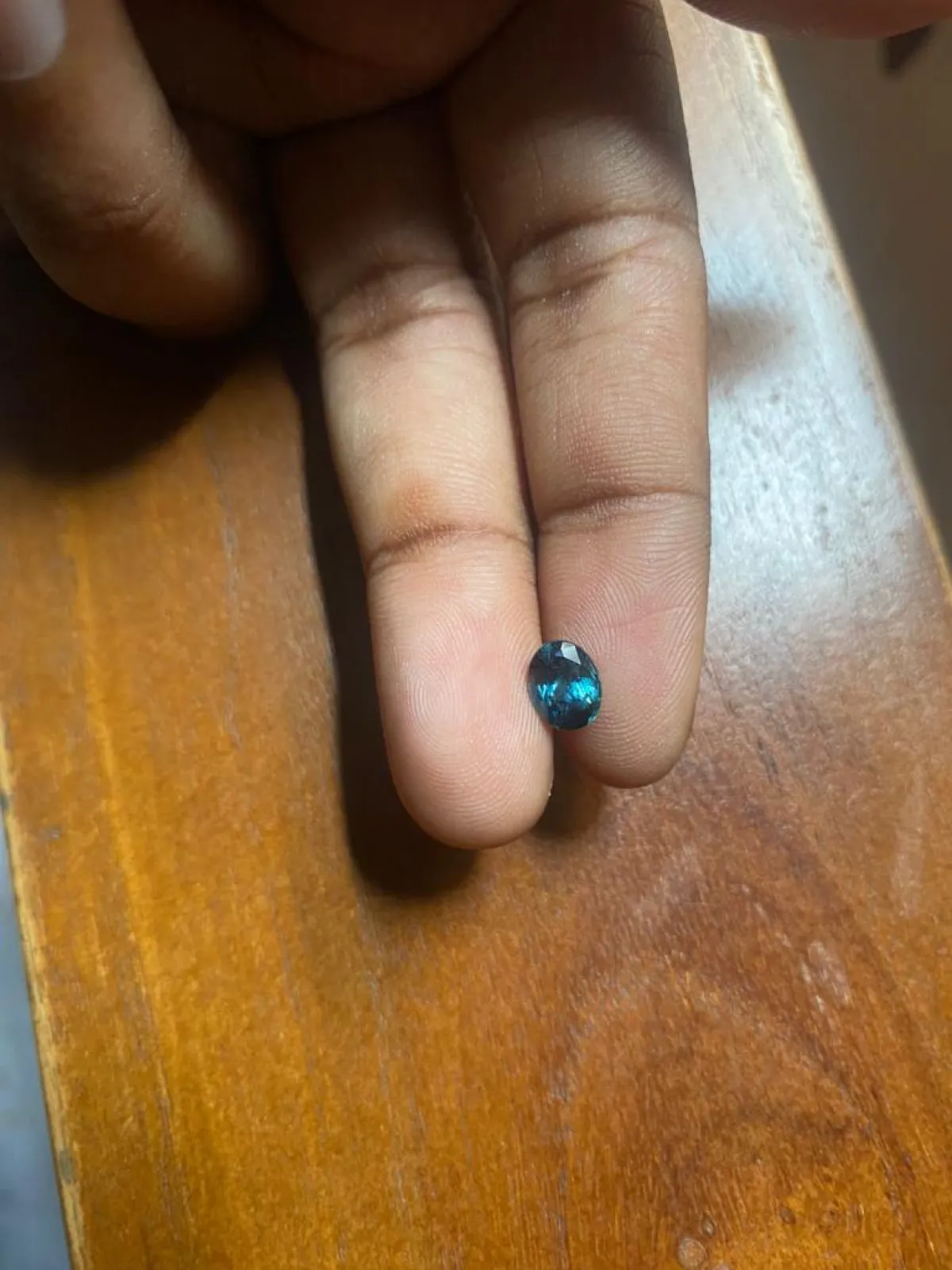Green and Yellow sapphire(Teal)