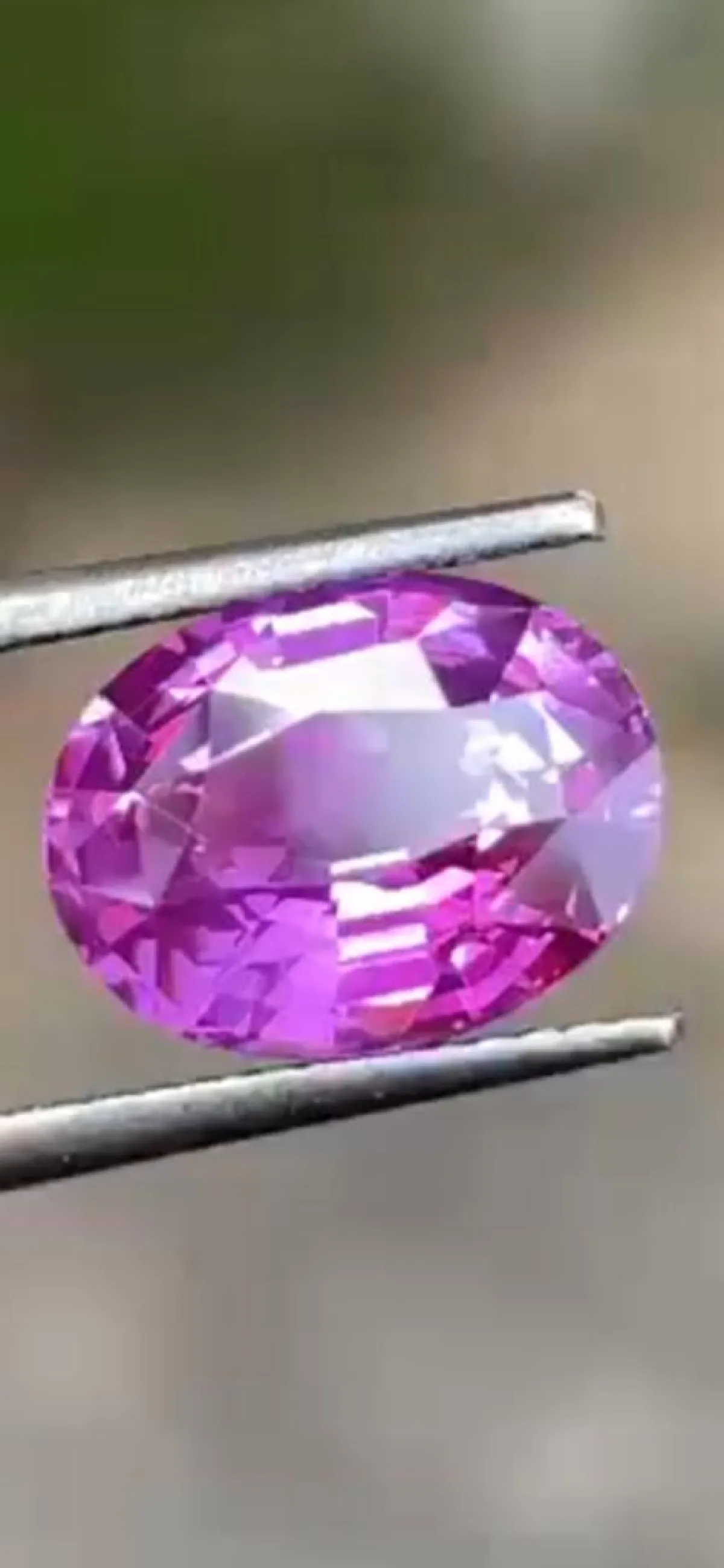 Pink Sapphire 4 CT Heated