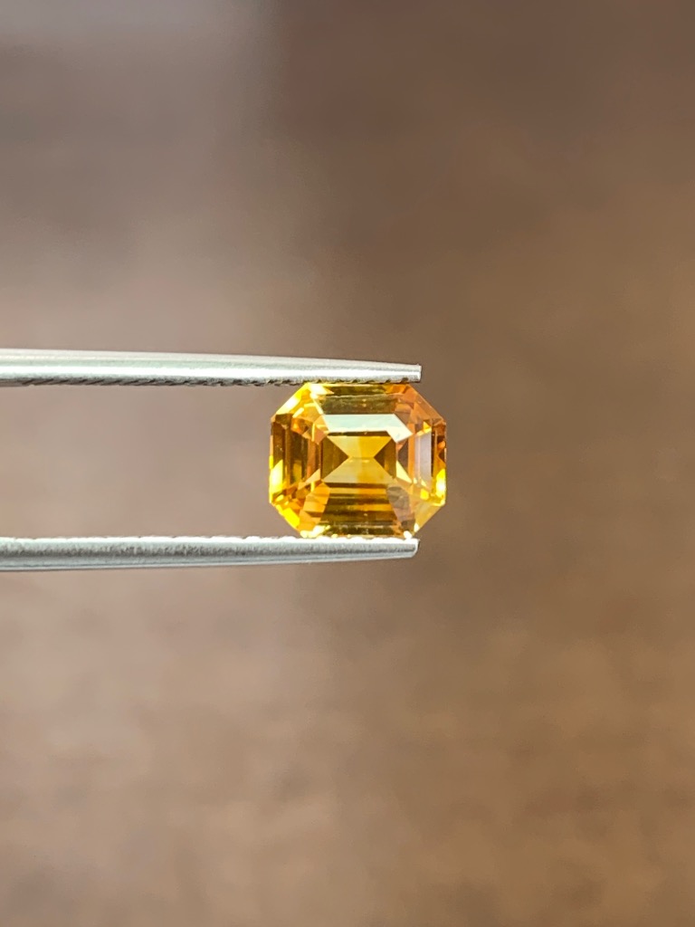 Heated Yellow Sapphire