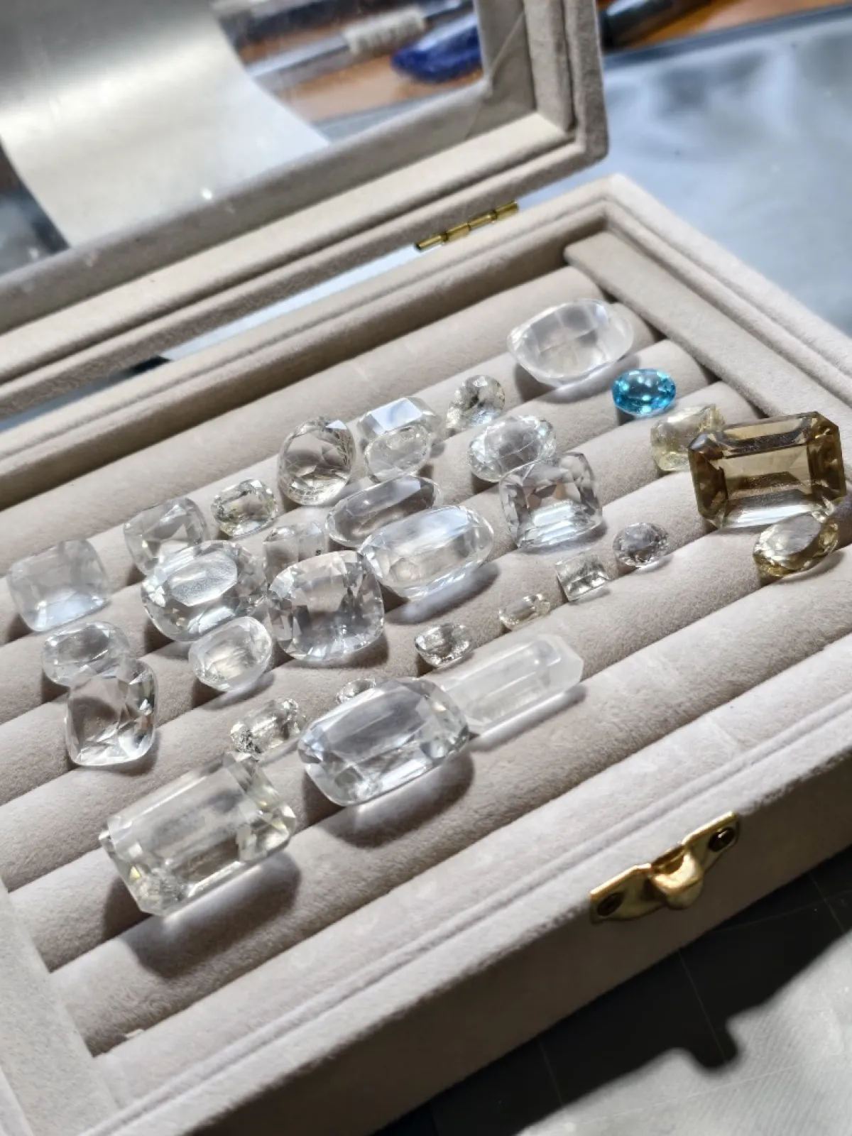 Natural White Topaz