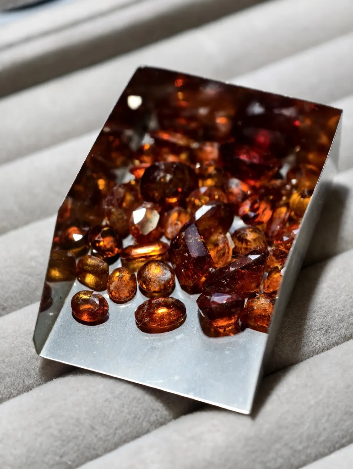 Natural Gomedh Spessarite Garnet ගෝමේද